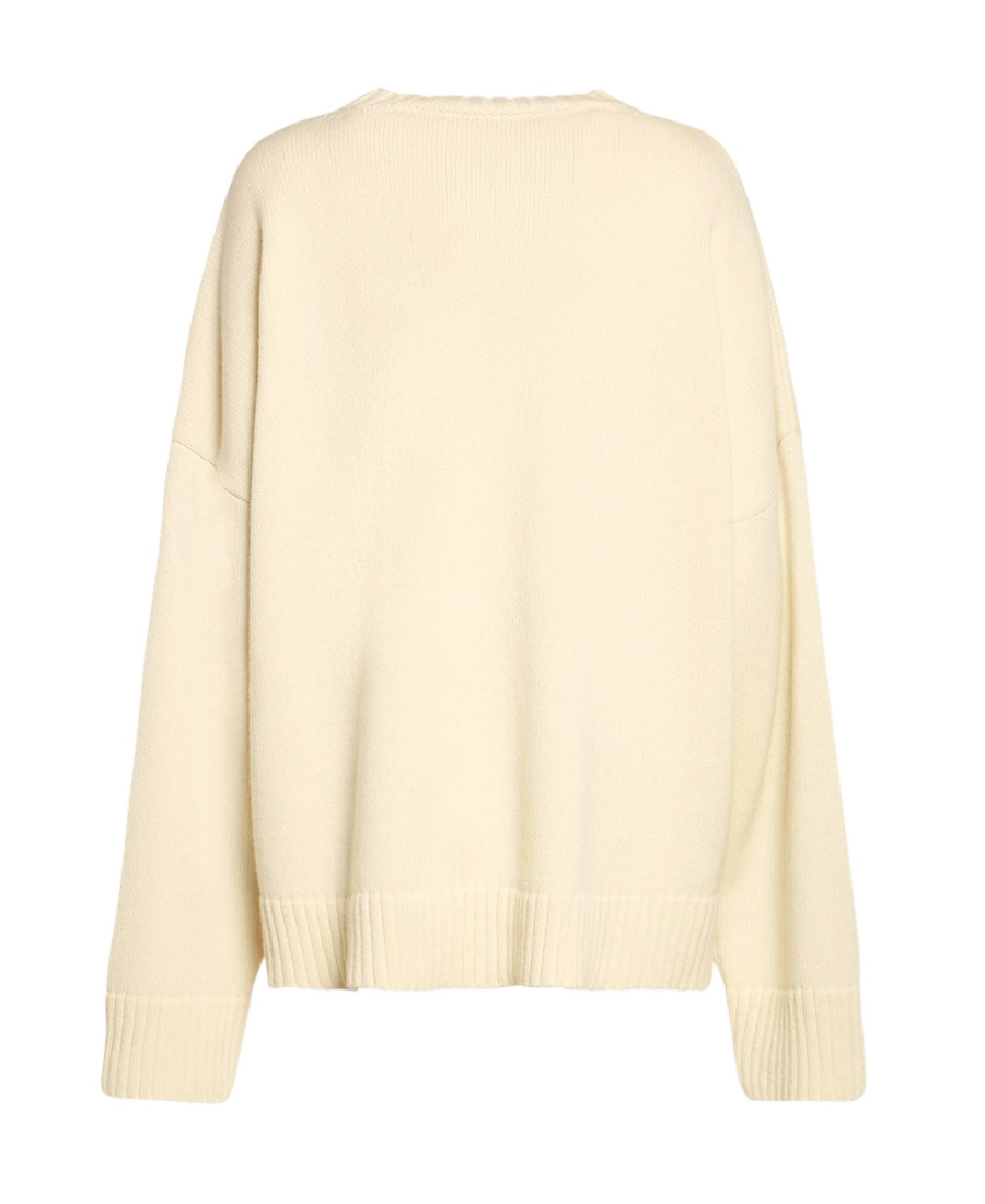 Shop Philosophy Di Lorenzo Serafini Graphic-print Knitted Sweater In White