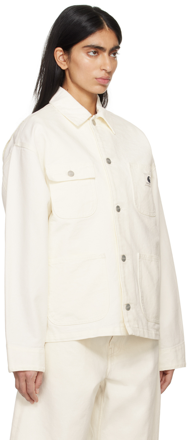 Carhartt White Michigan Jacket In White