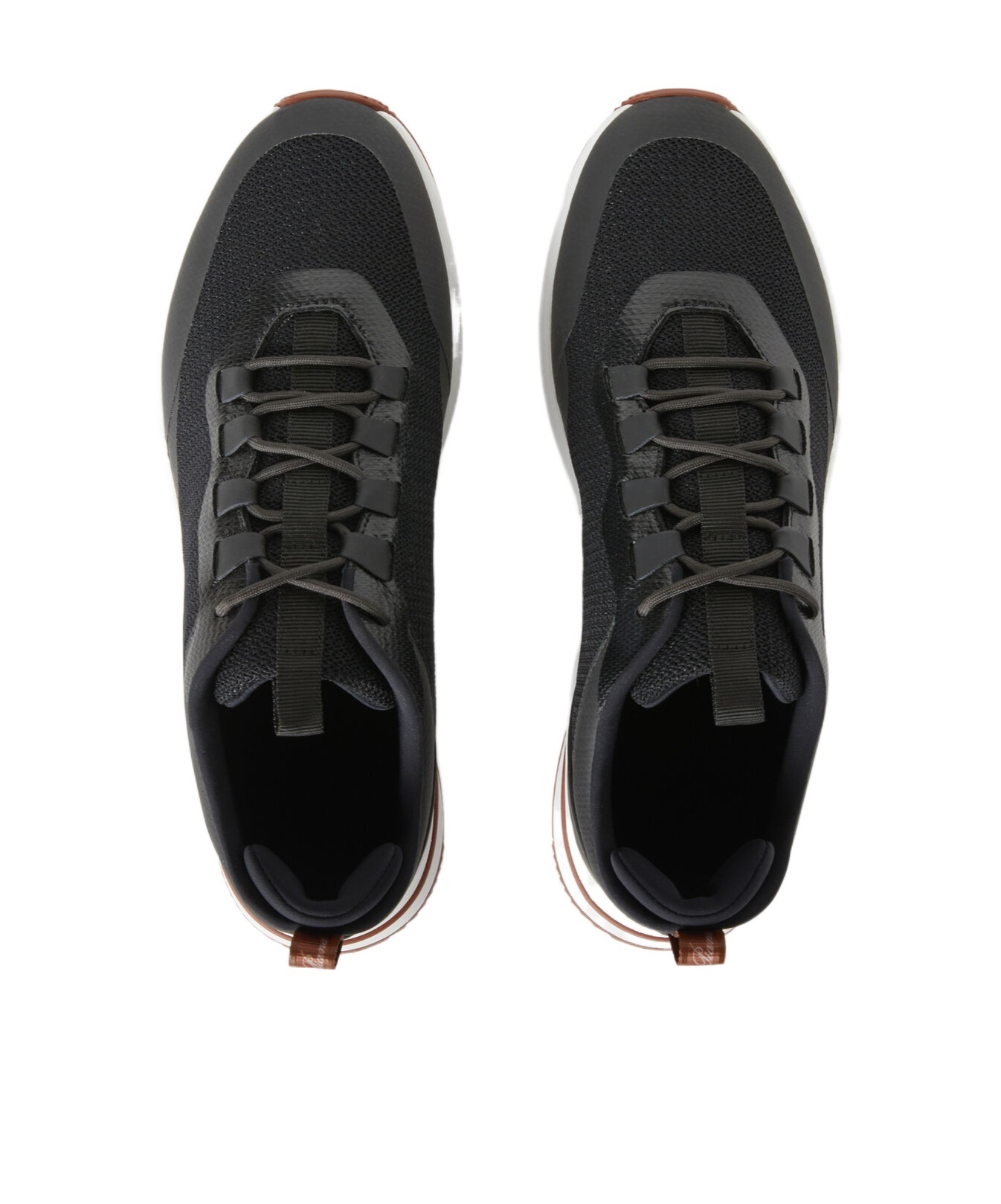 Loro Piana Men's Weekend Walk Performance Mesh Sneakers In Black