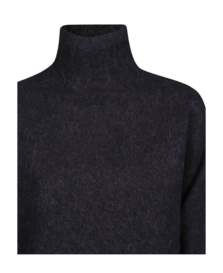 Pinko High-necked Pullover In Black