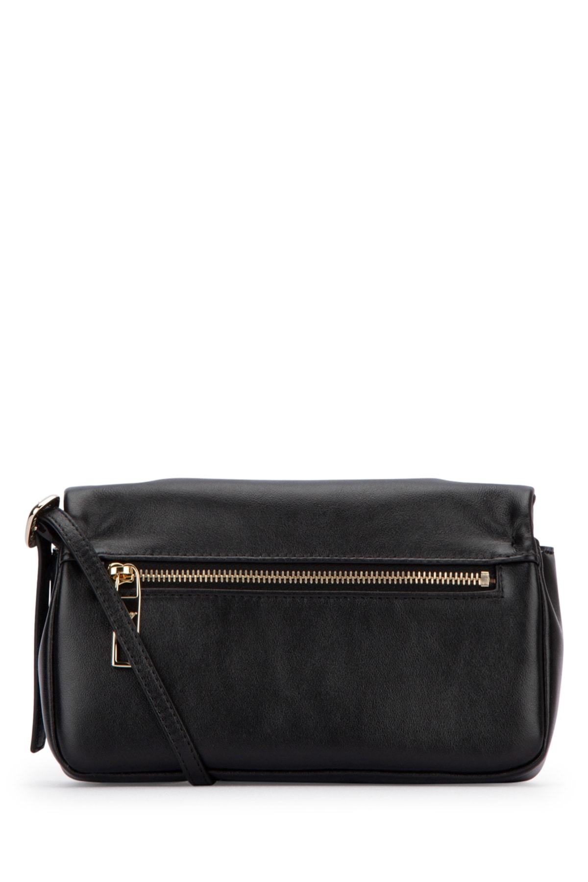 Roger Vivier Gold-tone Hardware Clutch Bag In Black