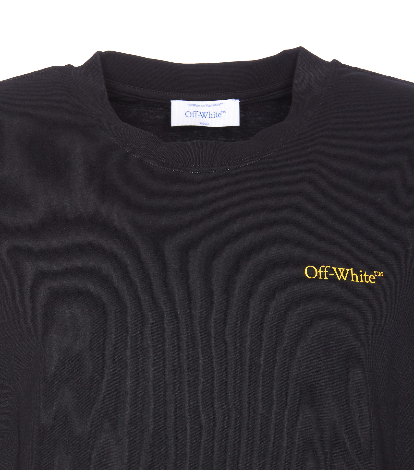 Shop Off-white Tape-arrow Short-sleeve T-shirt In Black