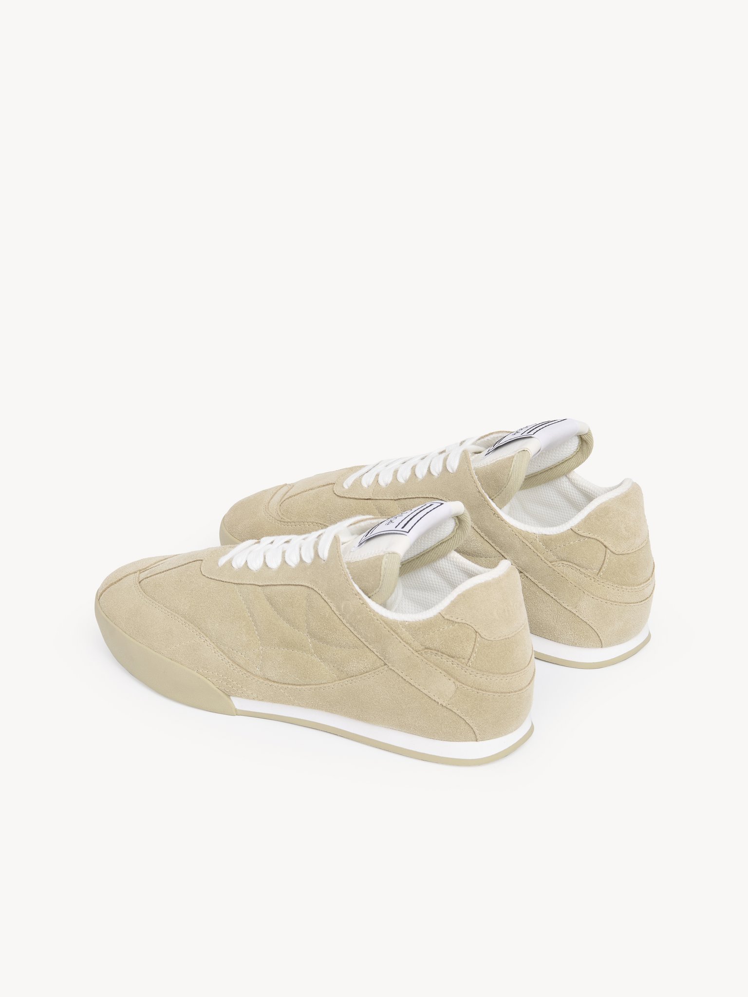Chloé Quilted Low-top Lace-up Rubber Shoes