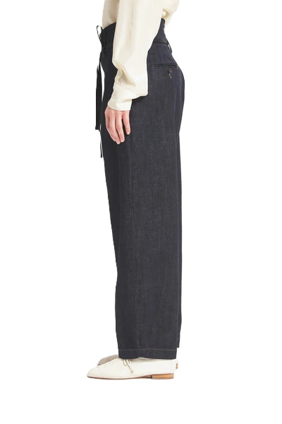 Barena Venezia Belted Balloon Jeans In Black