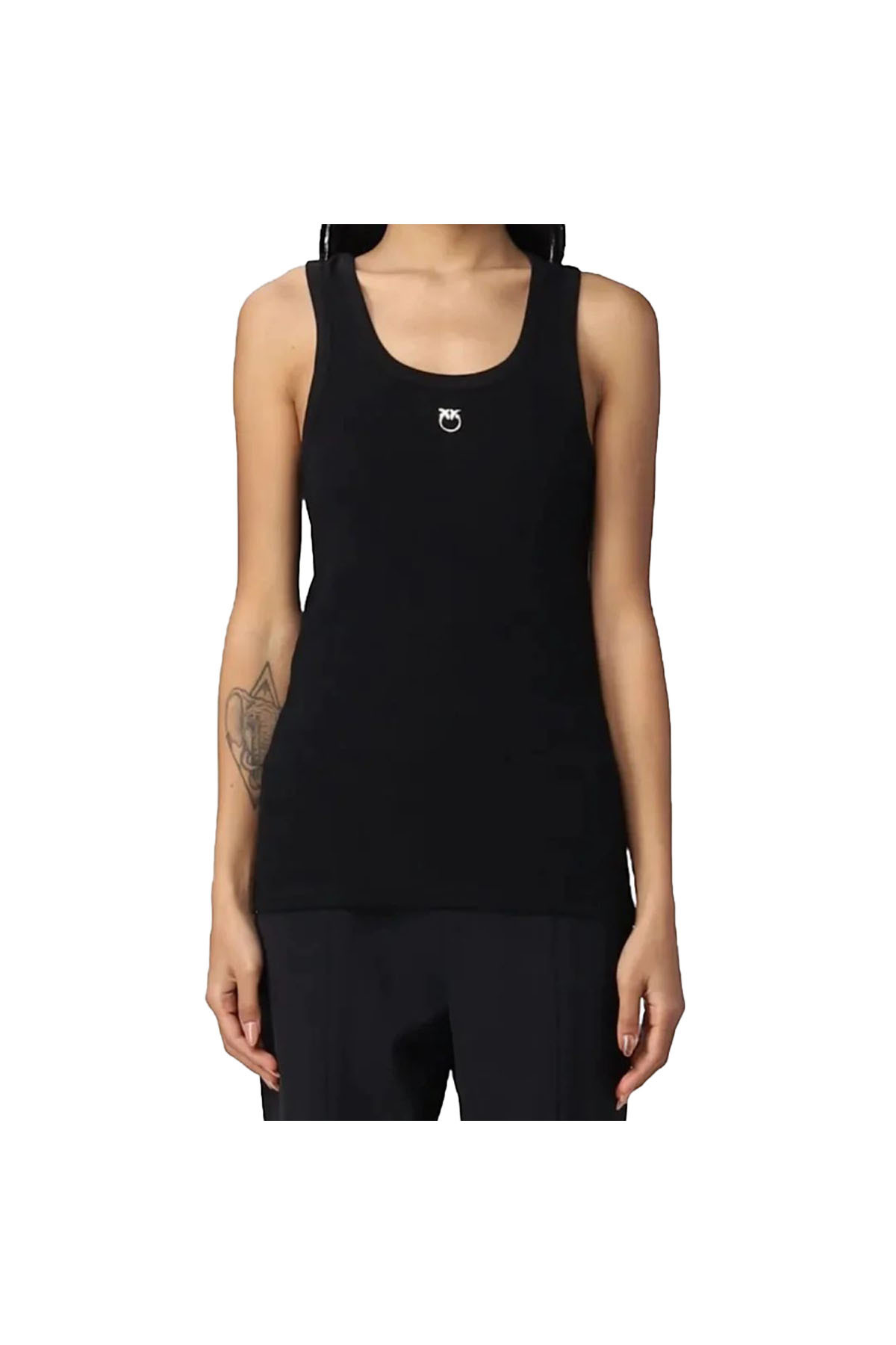 Pinko Chicago Top In Black