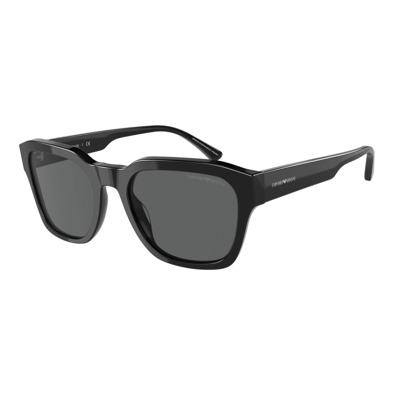 Emporio Armani Square Sunglasses In Black