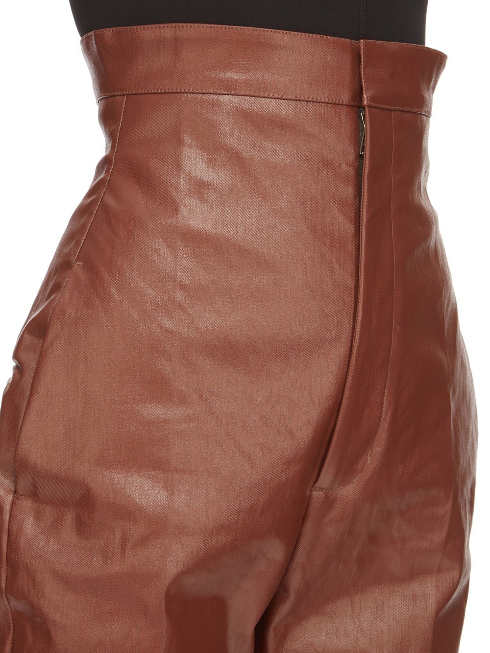 Rick Owens High-waisted Casual Pants In Brown