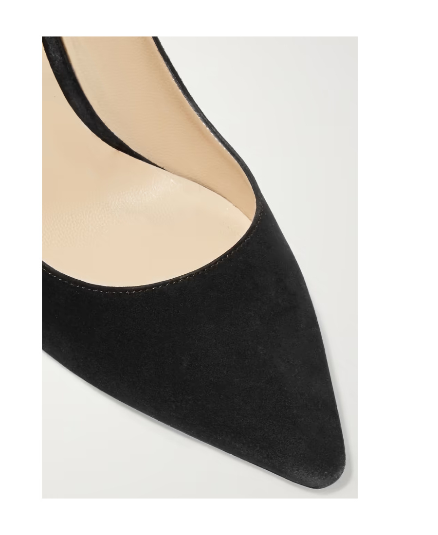 Jimmy Choo Romy 85 Spitze Pumps Aus Schwarzem Leder Mit Eidechsen-print In Black