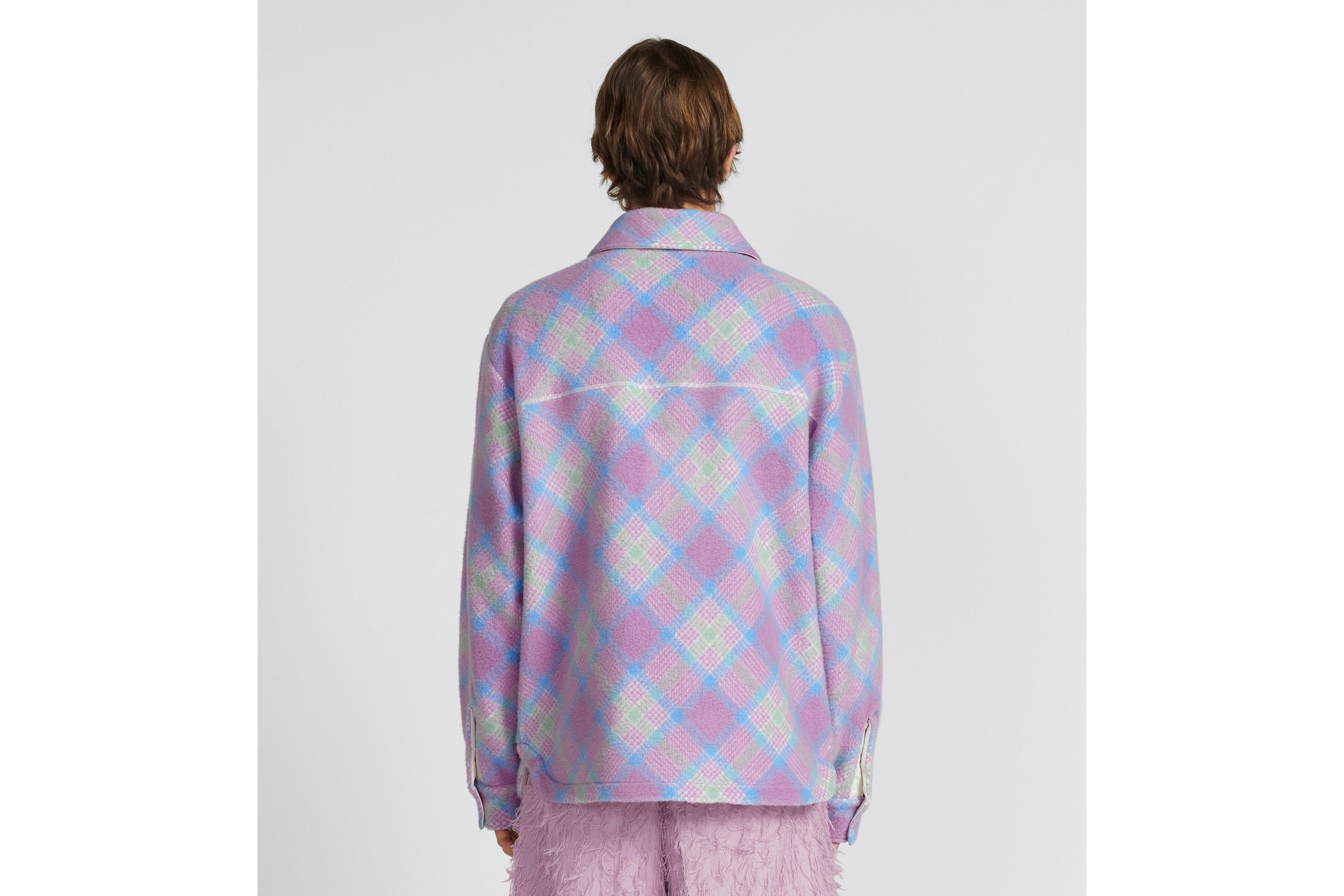 Dior Long-sleeved Sweater In Multicolor