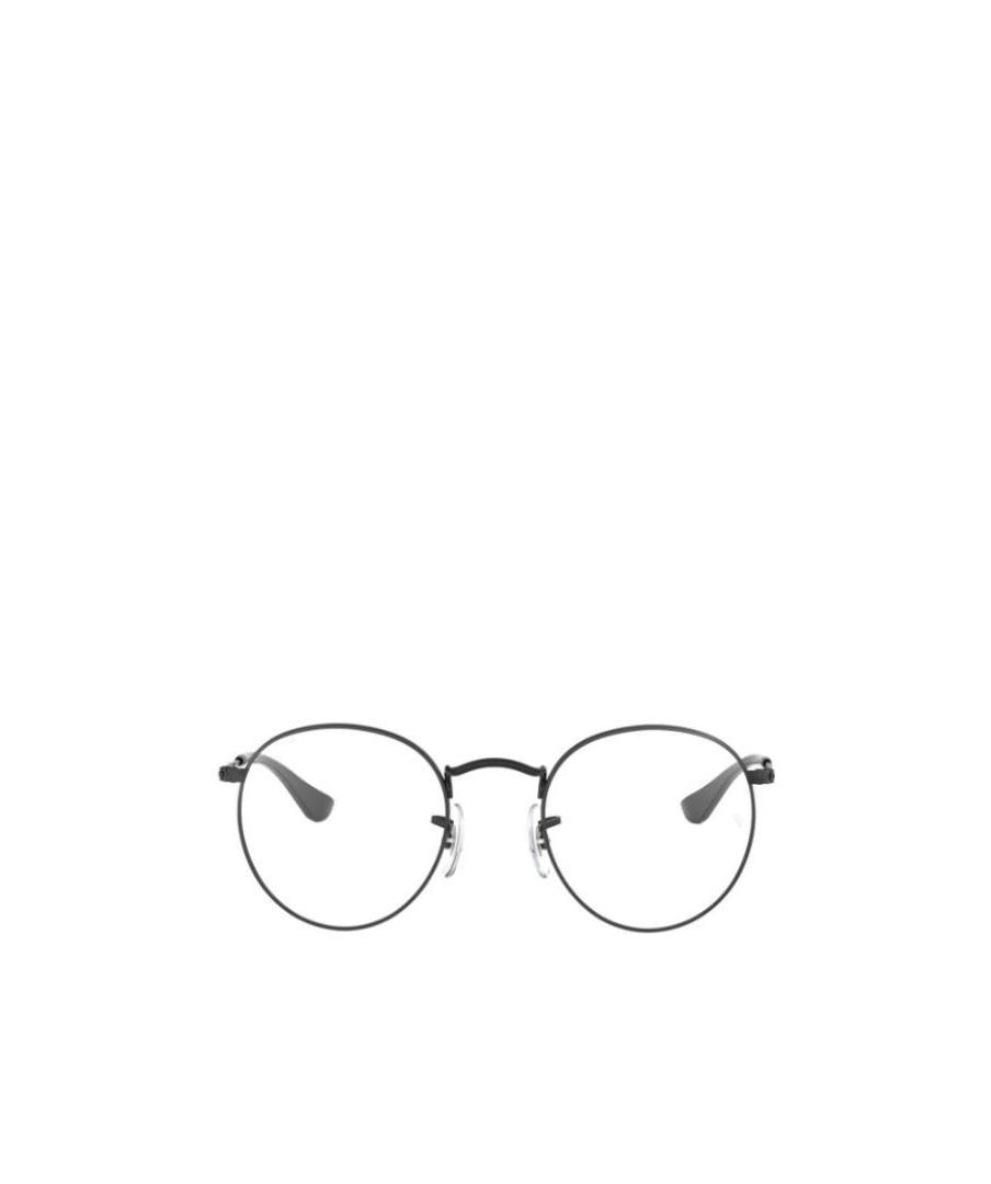 Ray Ban Logo Flat Mirror In Brown