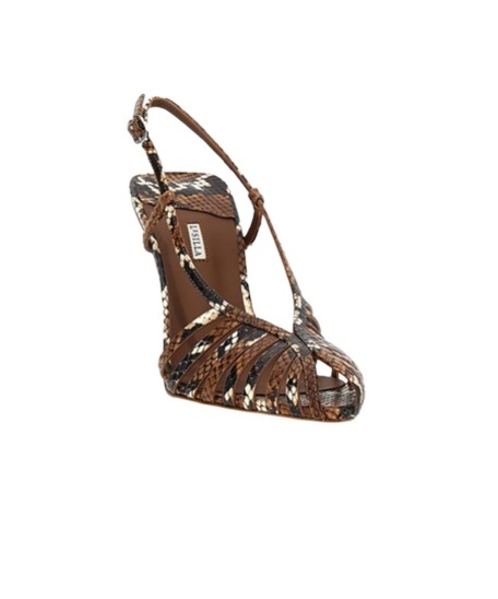 Shop Le Silla Cage Slingback Pumps In Brown