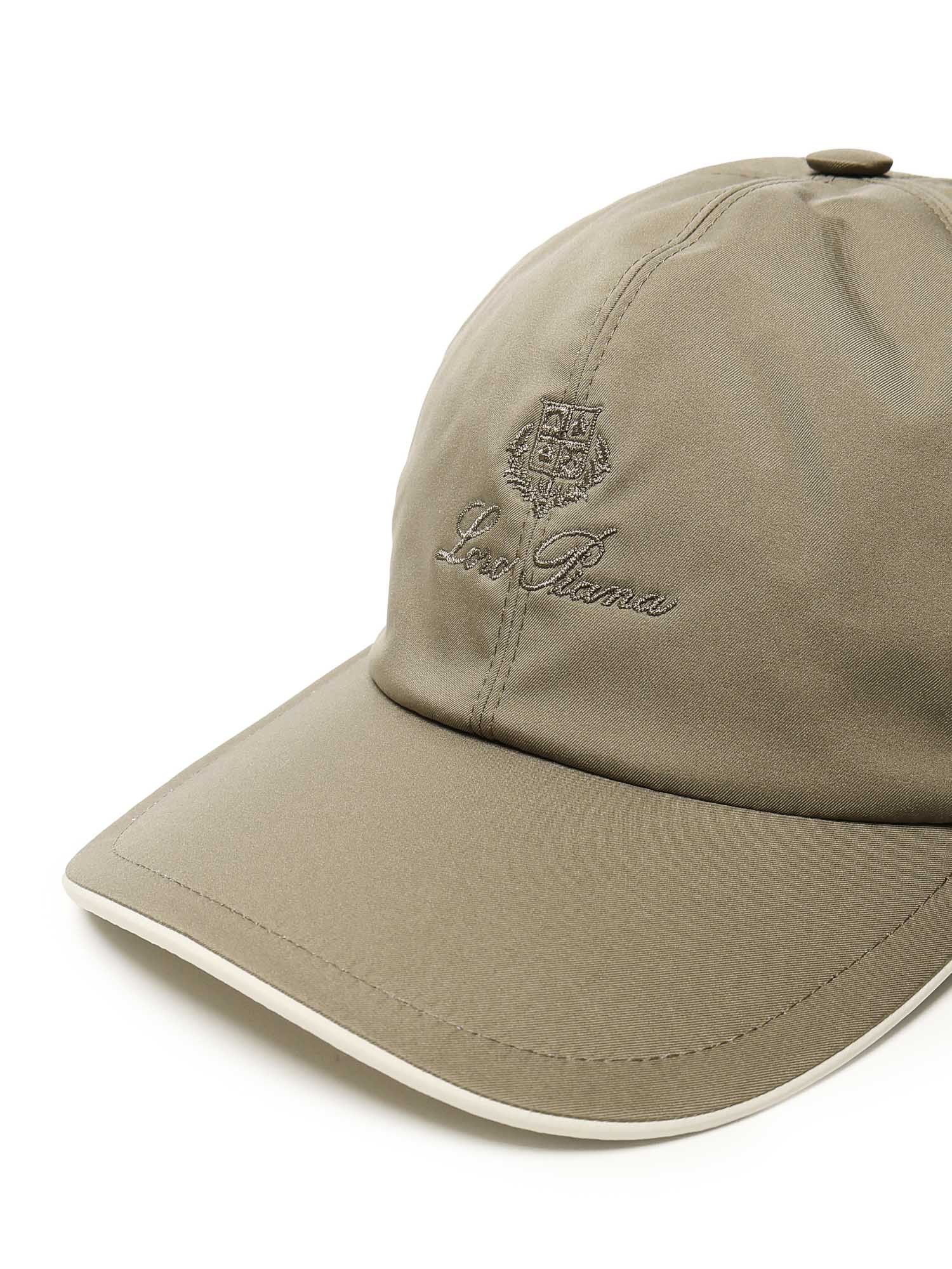Loro Piana Embroidered-logo Baseball Cap In Brown