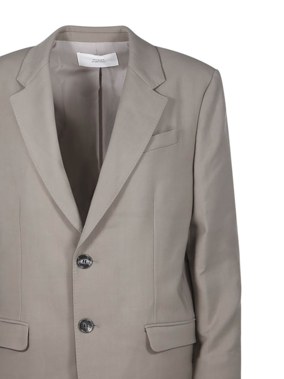 Ami Alexandre Mattiussi Ami Paris Single-breasted Long-sleeved Blazer In Gray