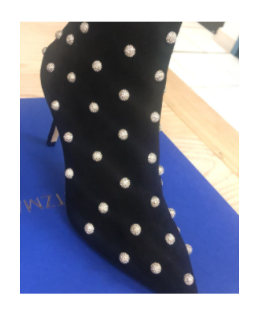 Stuart Weitzman Pointy Thin-heeled Boots In Black