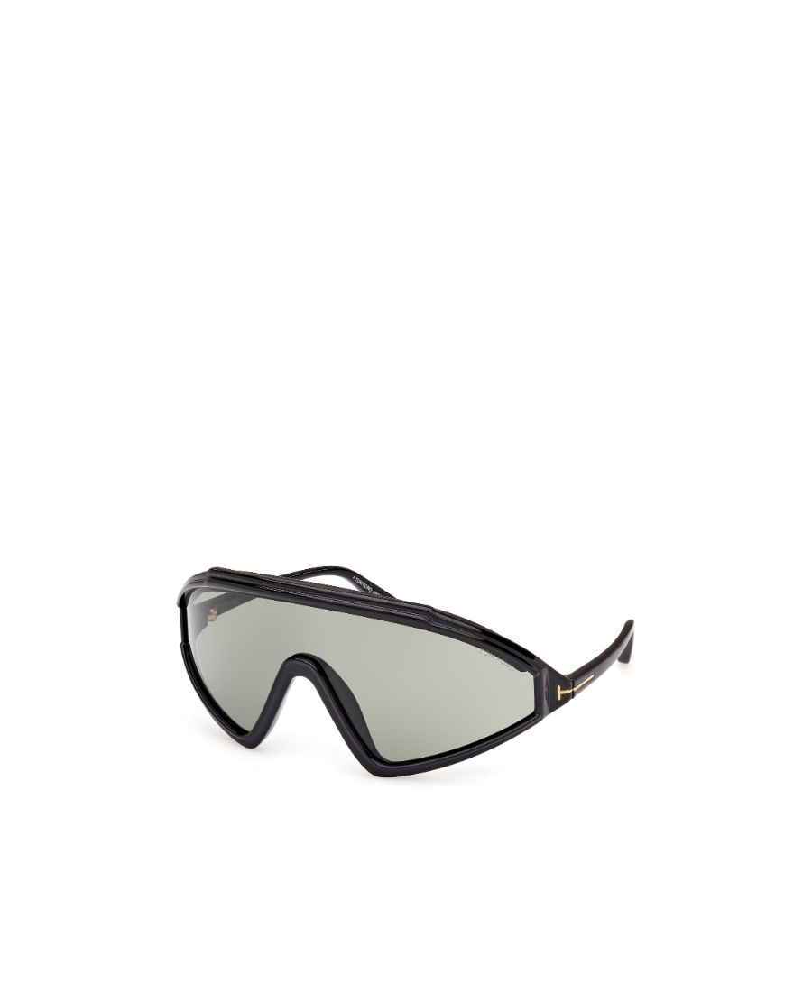 Tom Ford Eyewear Lorna Shield Frame Sunglasses In Gray