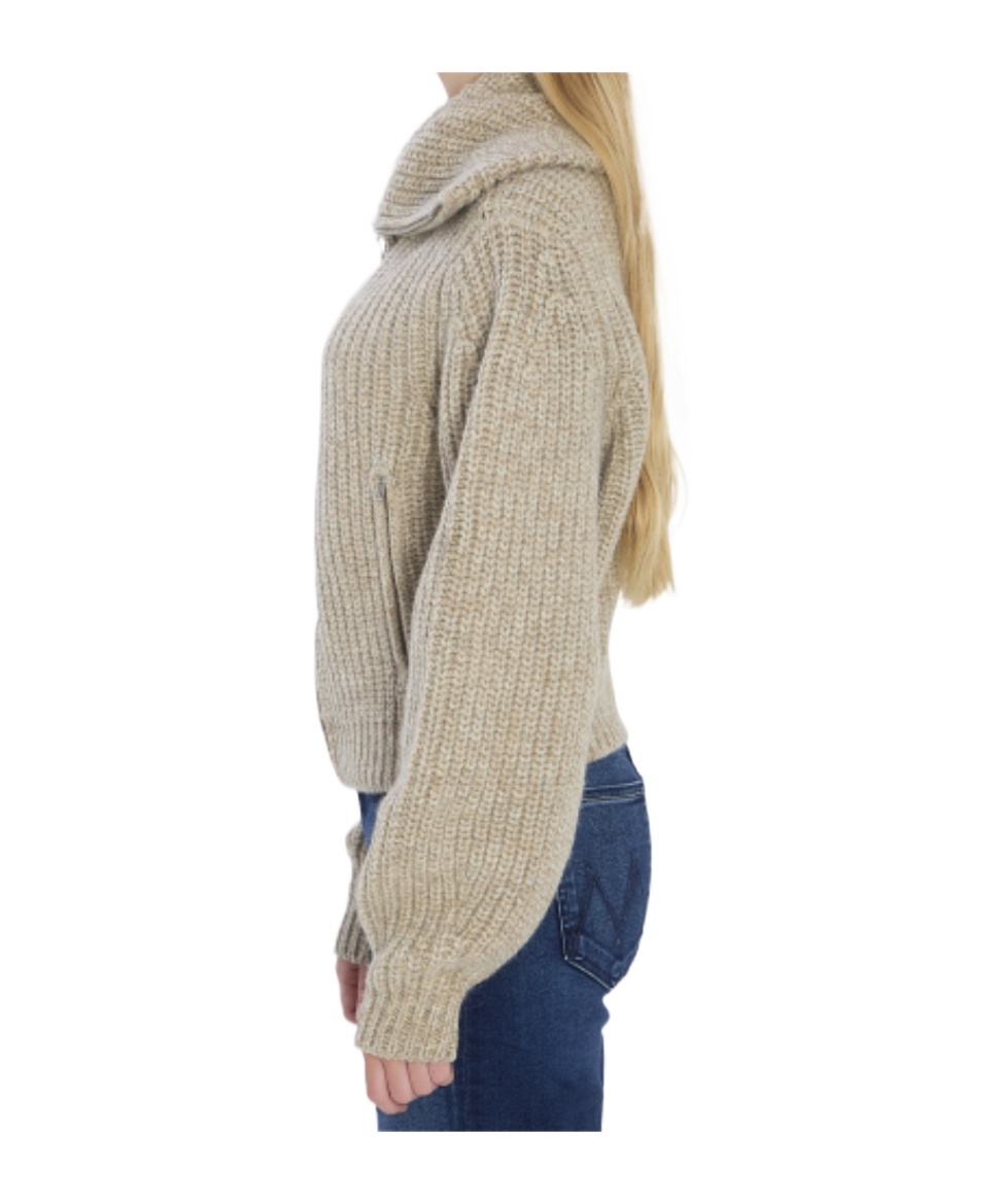 Lemaire Oversized Ribbed Alpaca And Yak Hair-blend Cardigan In Neutral