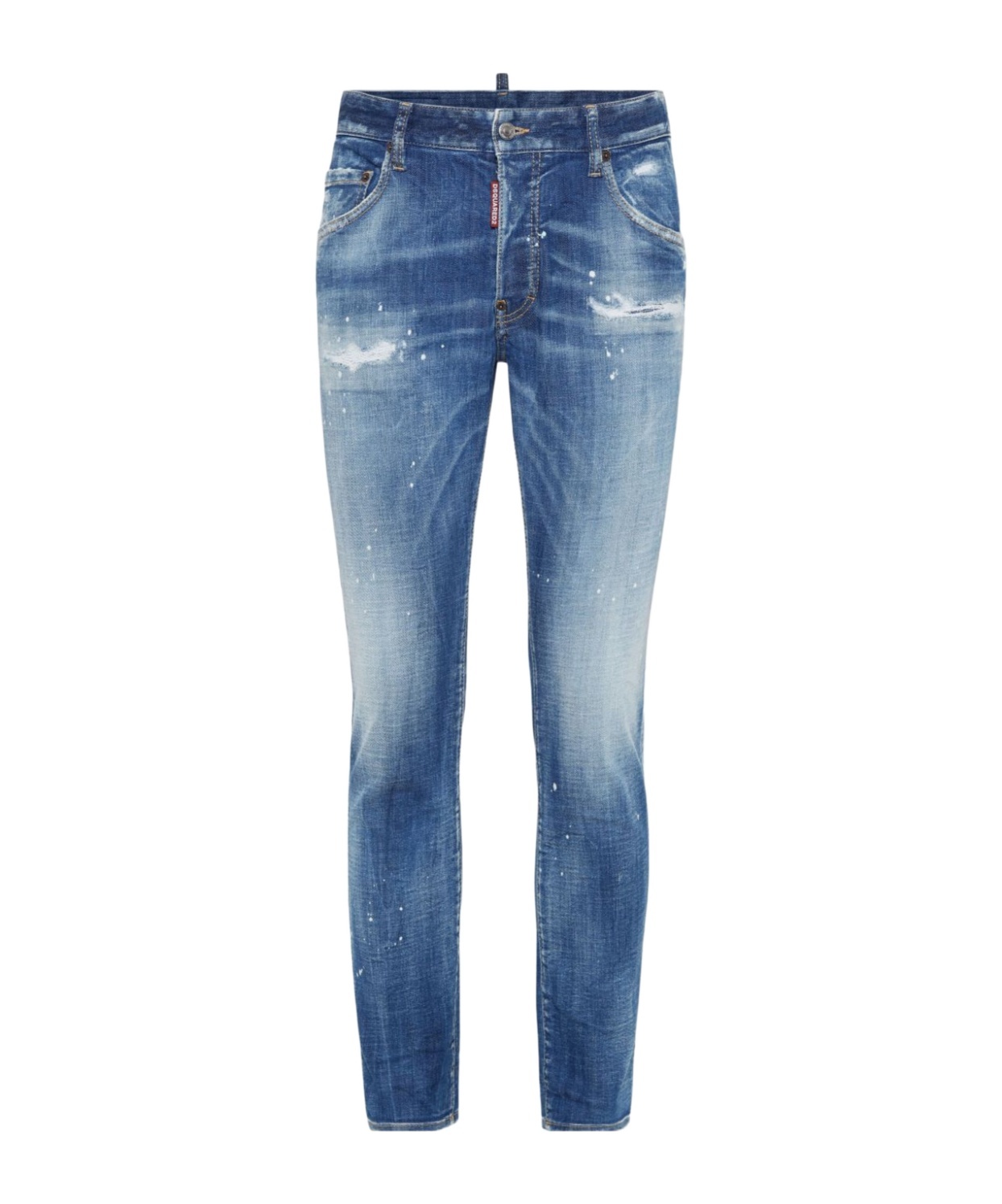 Dsquared2 Belt-loop Jeans In Blue