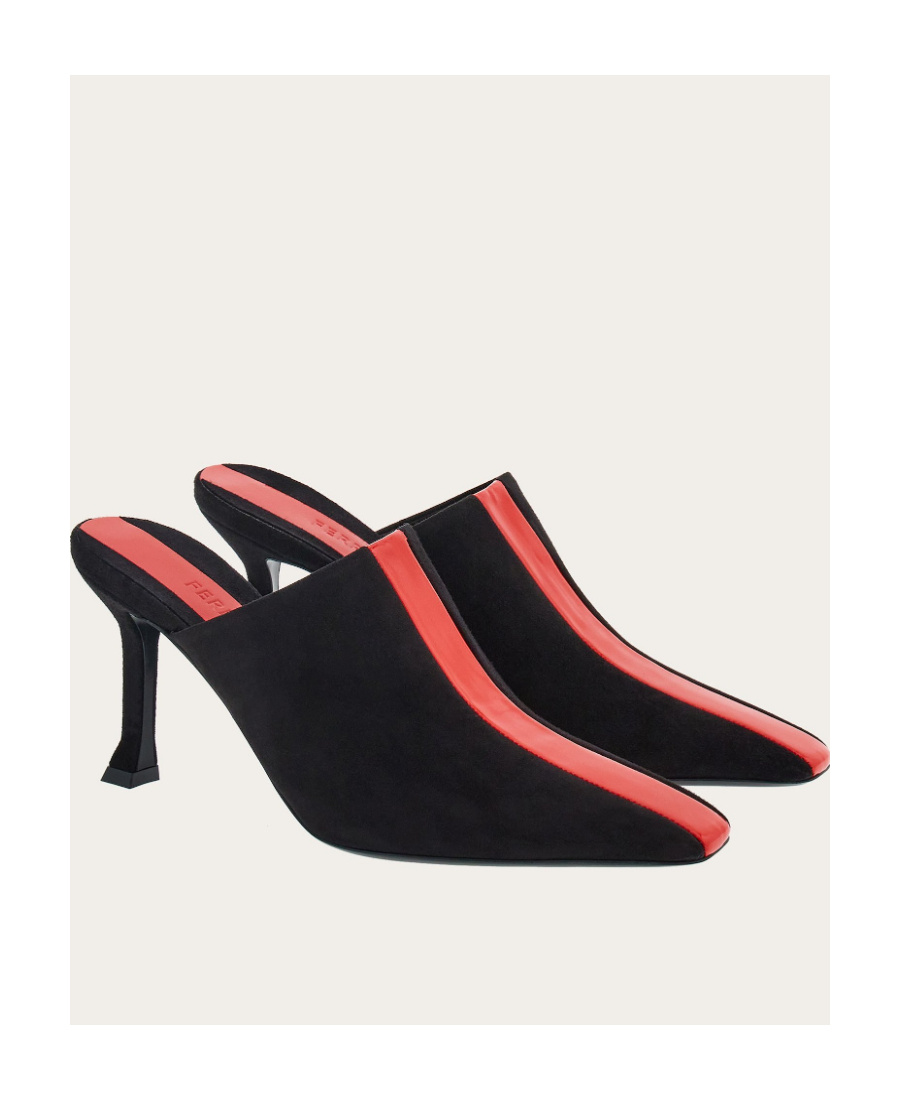 Shop Ferragamo Open-heel Muller Shoes In Black