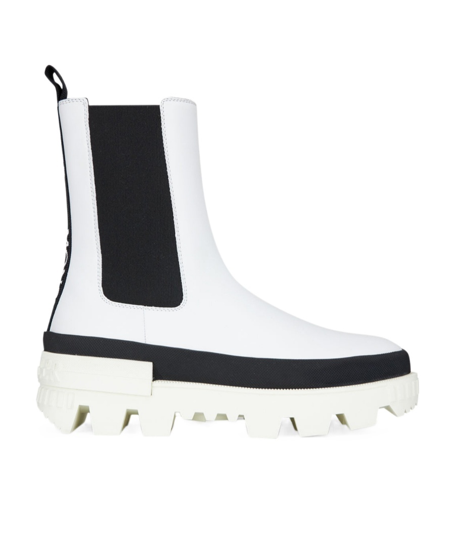 MONCLER CORALYNE LOGO SHORT BOOTS