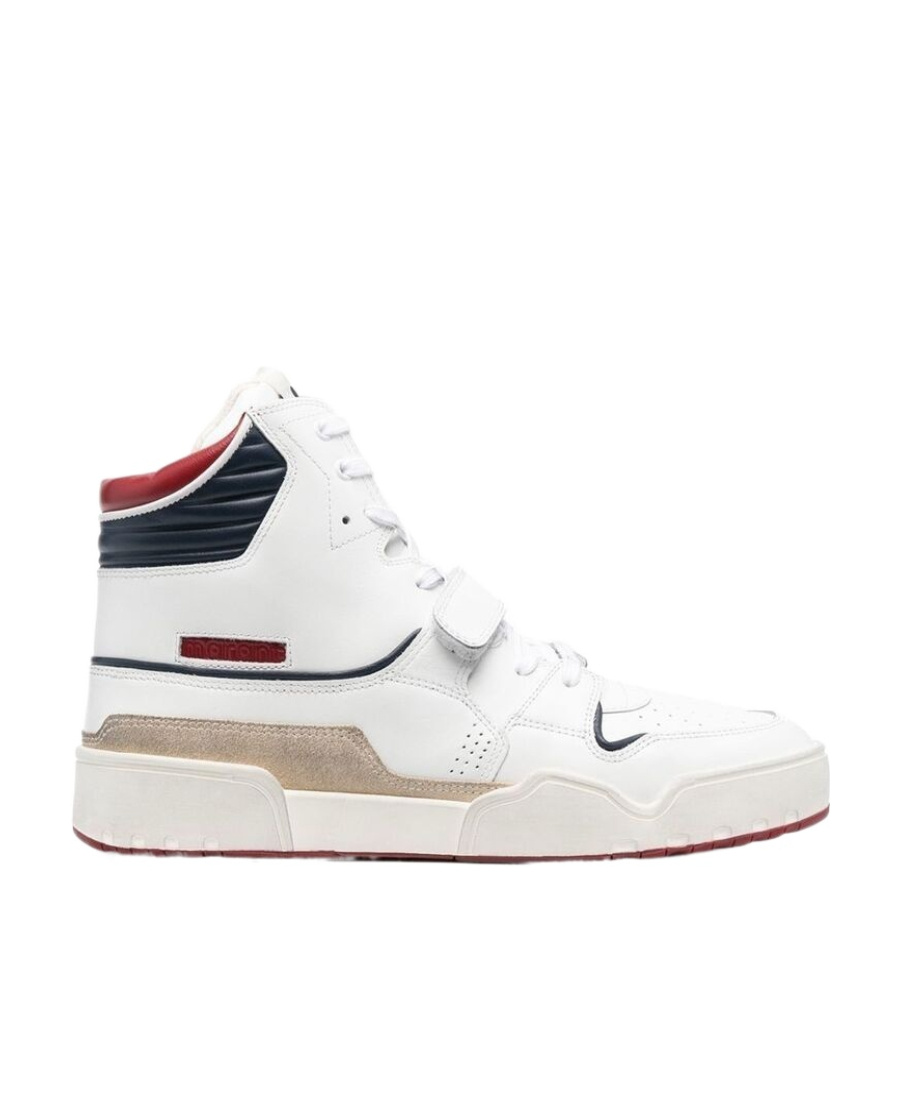 ISABEL MARANT ALSEEH HIGH LEATHER SNEAKERS
