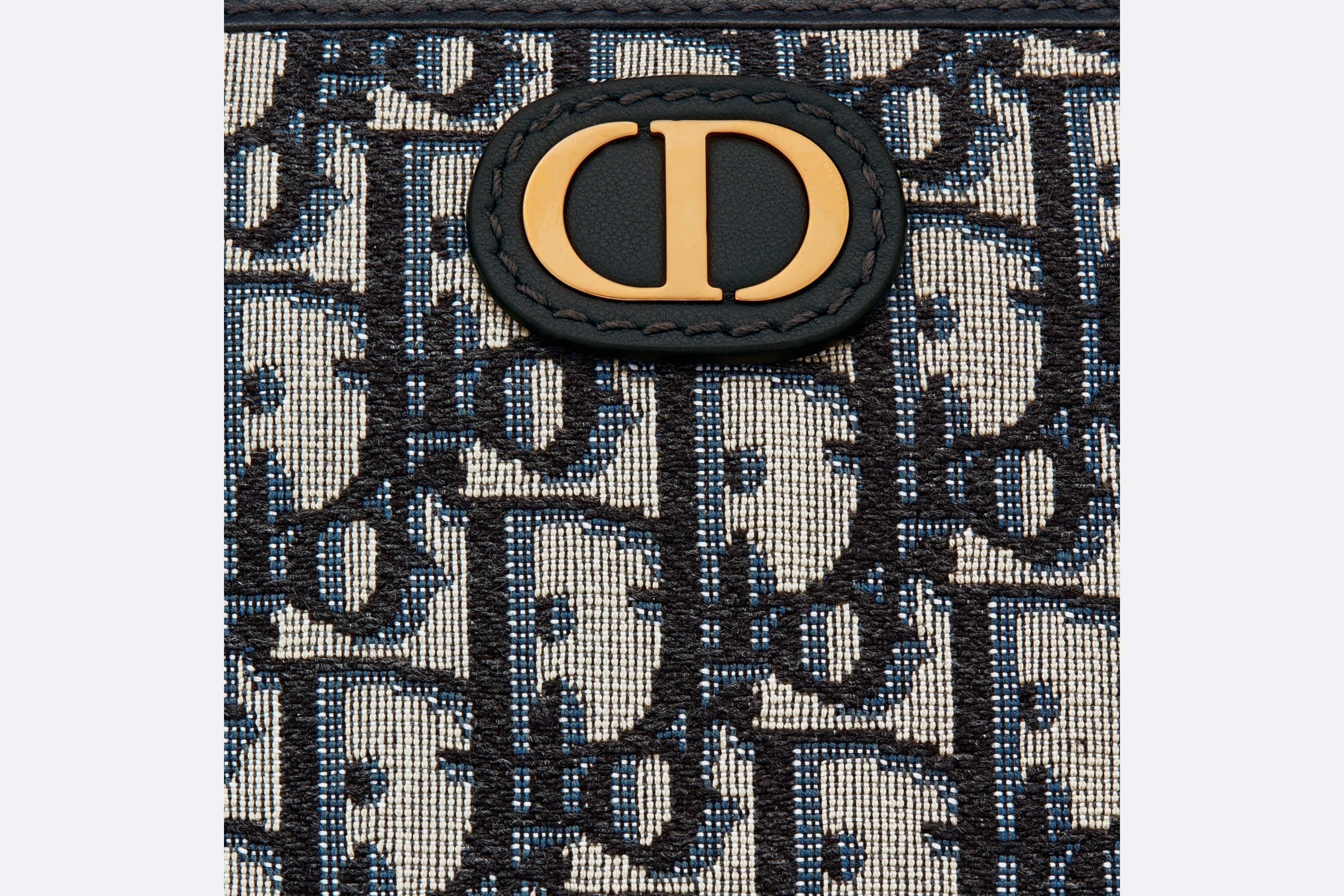 Dior Logo Makeup Bag In Black