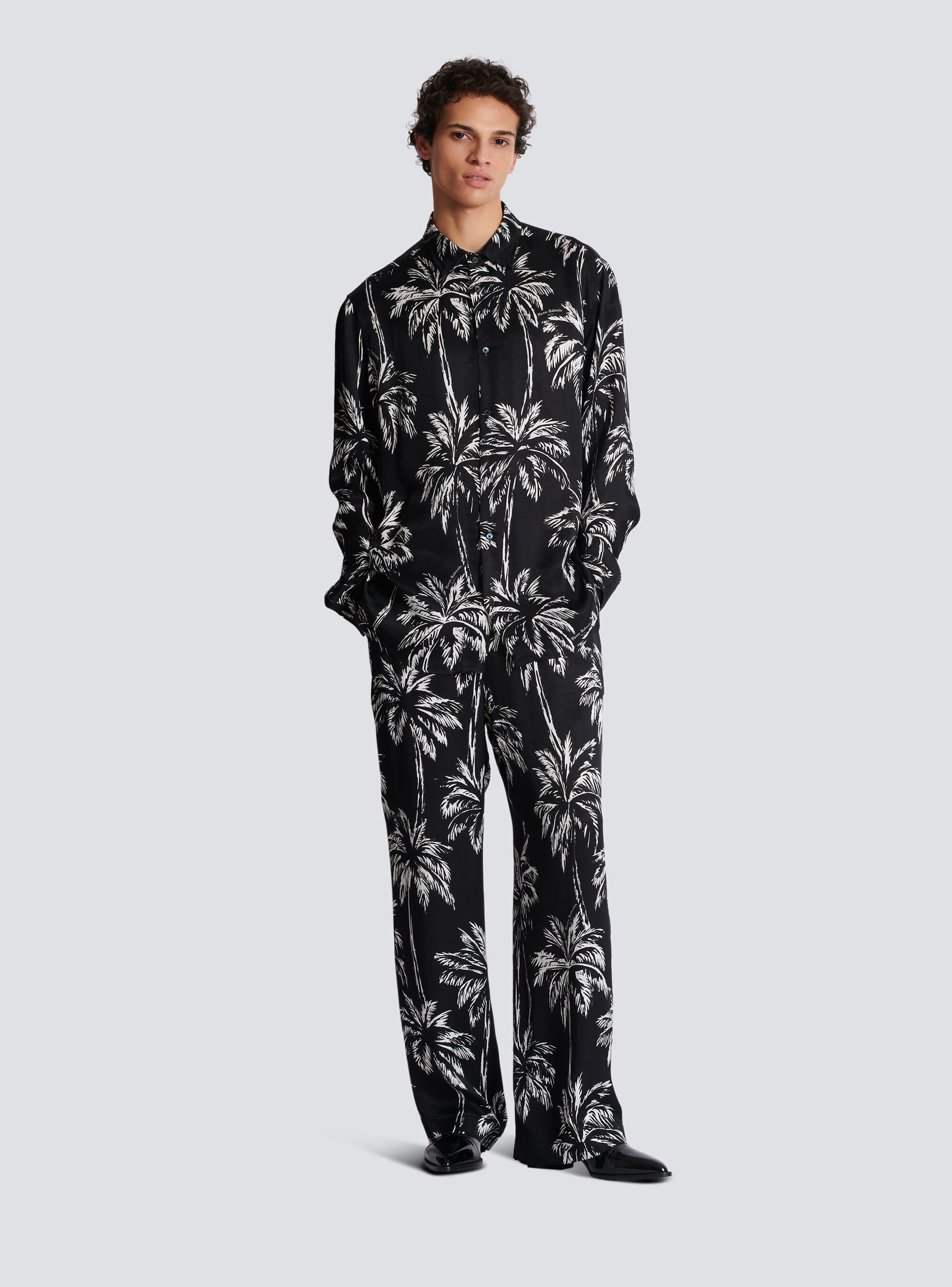 Balmain Shirt In Black