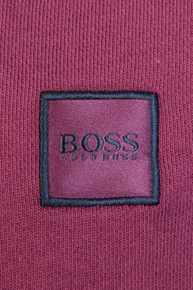 HUGO BOSS EMBROIDERED ROUND-NECKED SWEATER