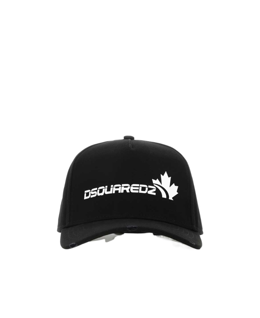 Dsquared2 Logo-printed Baseball Cap In Black