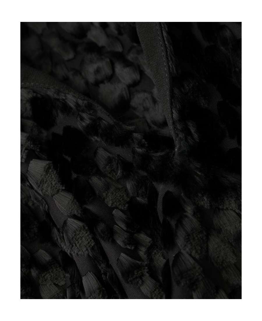 Saint Laurent Halterneck Minidress In Black