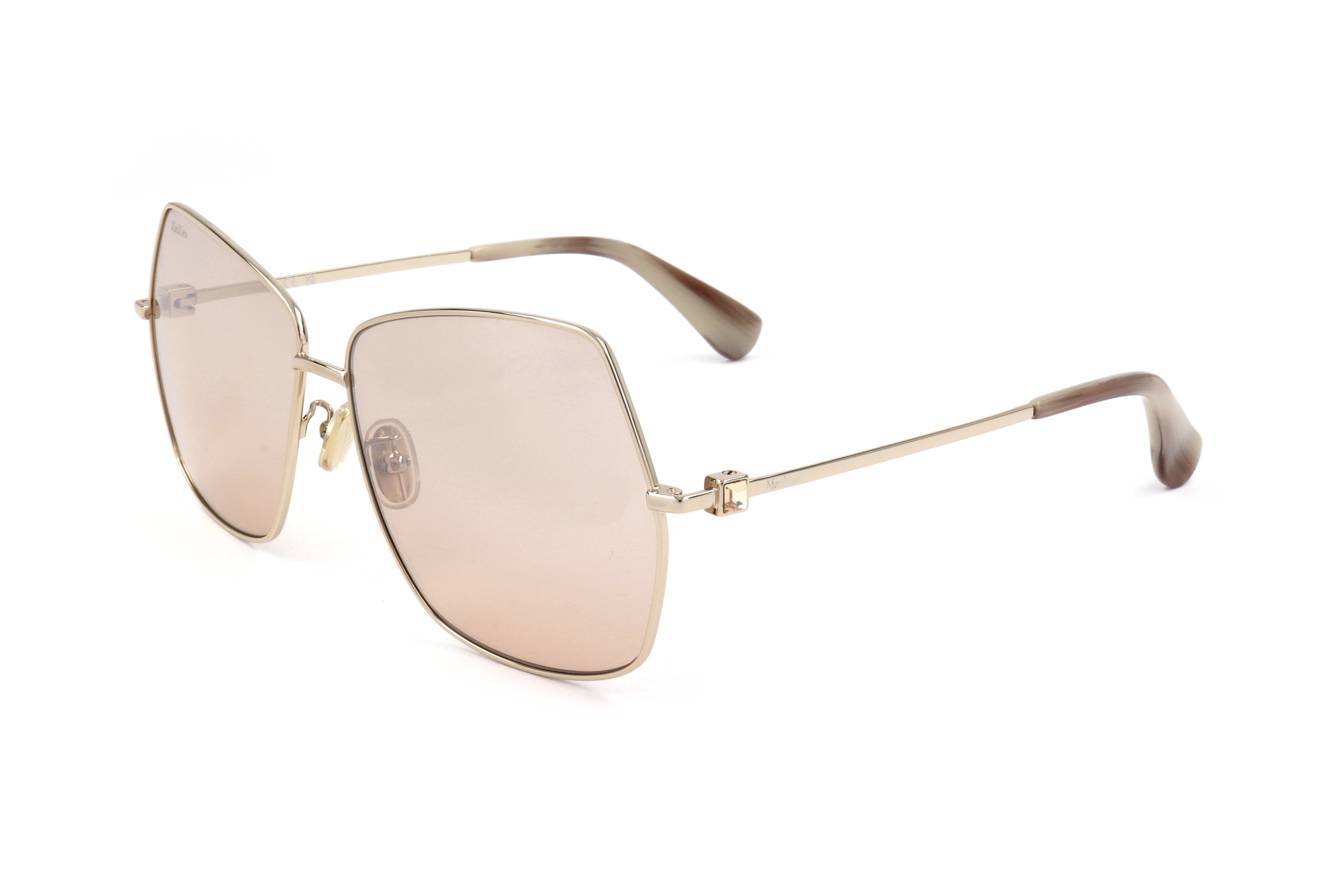 Max Mara Geometric Sunglasses In Neutral