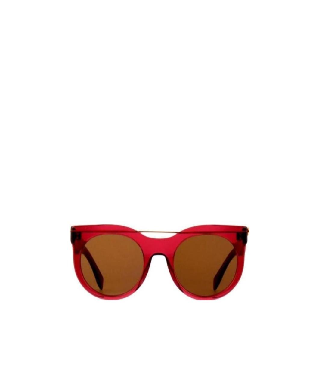 Alexander Mcqueen Logo Details Sunglasses In Brown