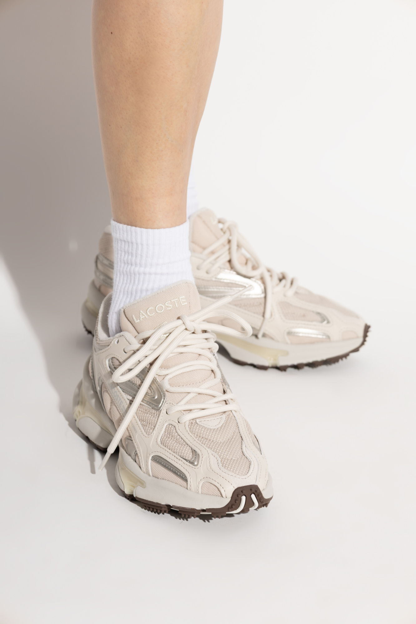 Lacoste L003 2k24 Sneakers In Gray