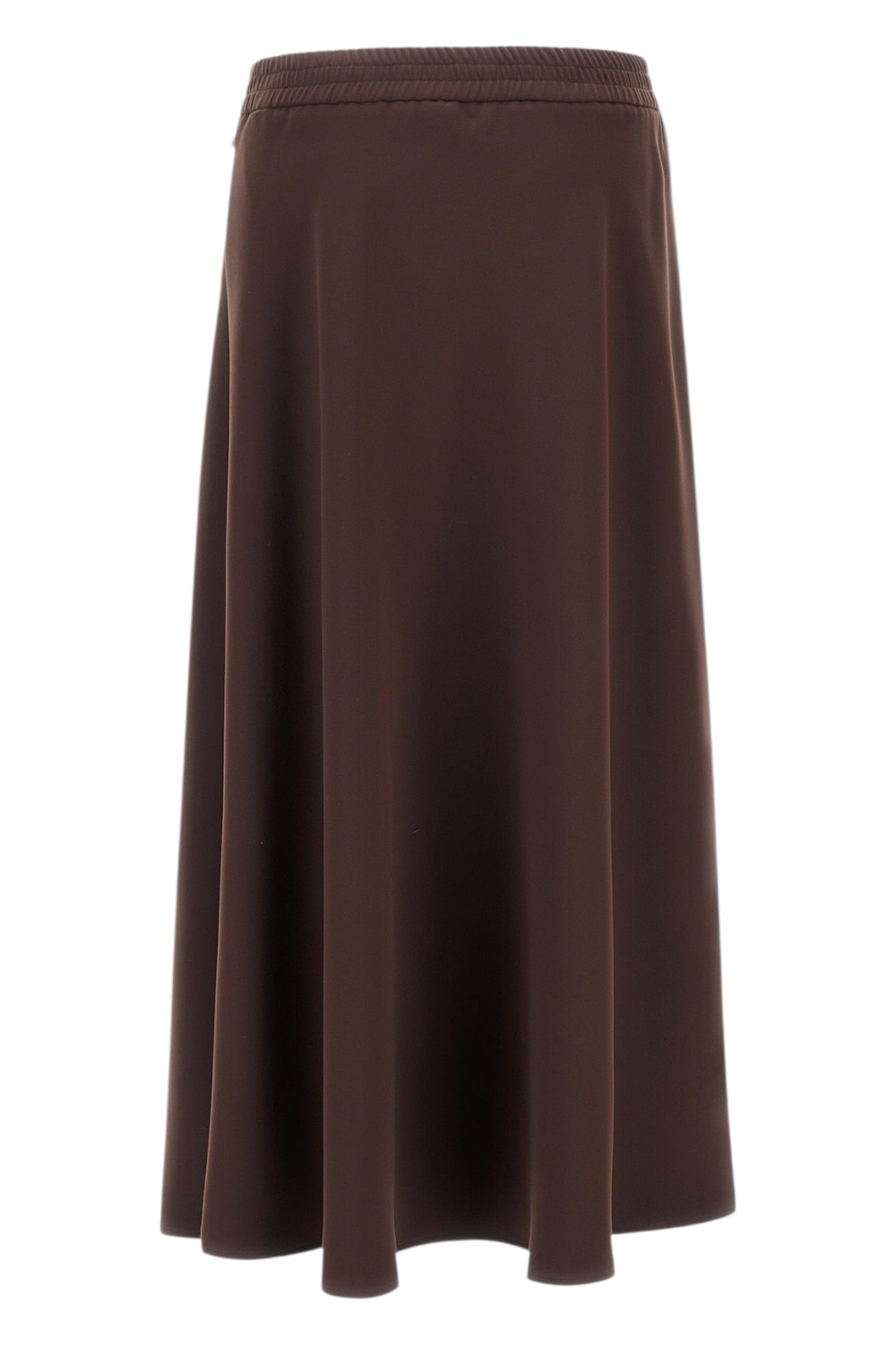 Herno Ankle Length Skirt Drawstring Waist In Burgundy