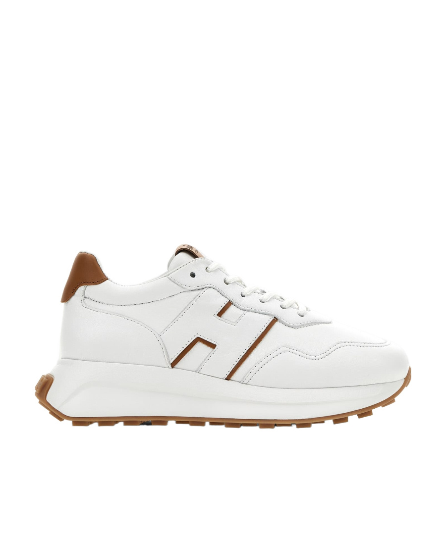 Hogan Smooth Leather Sneakers In White