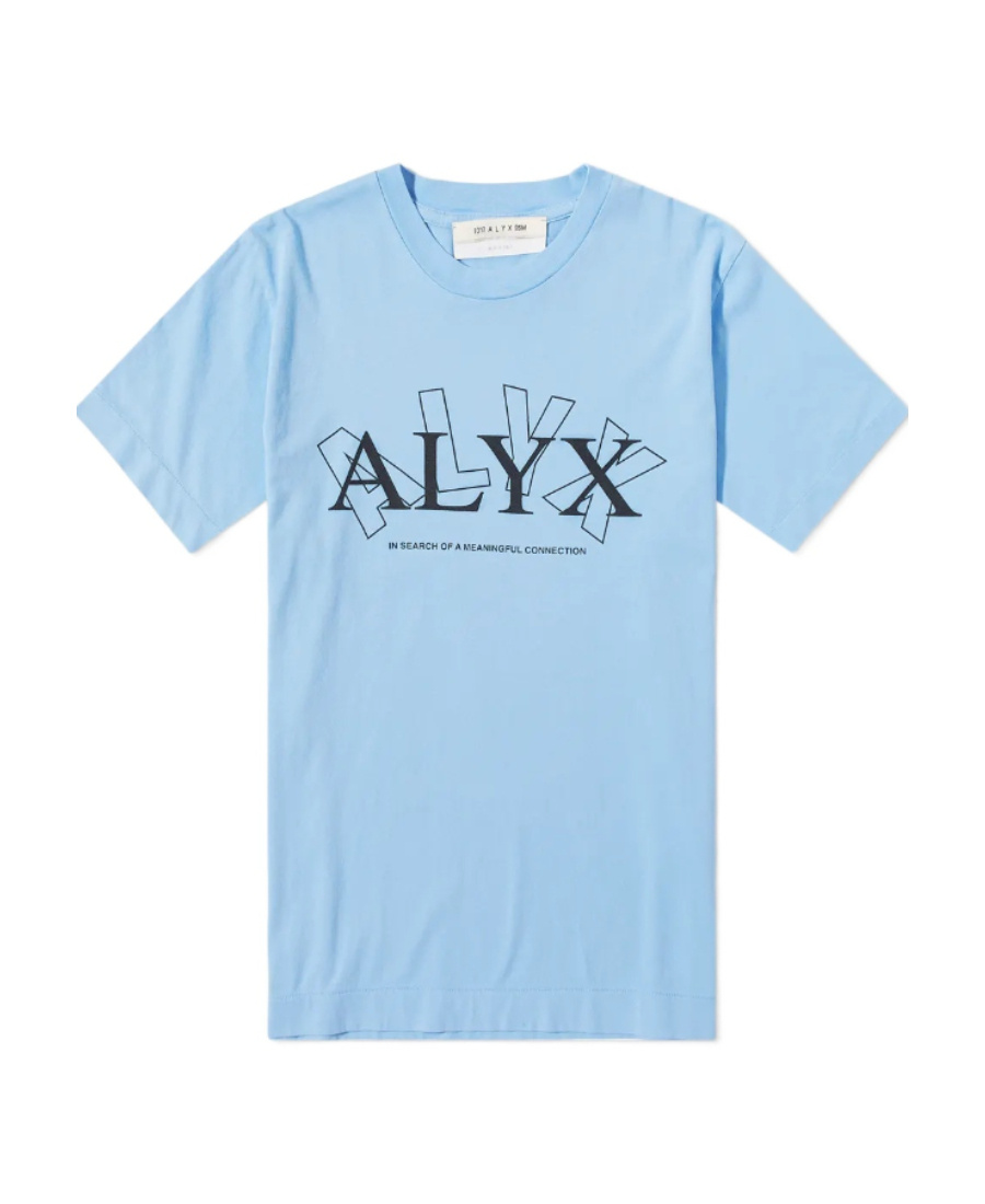Alyx Logo Short-sleeved T-shirt In Blue