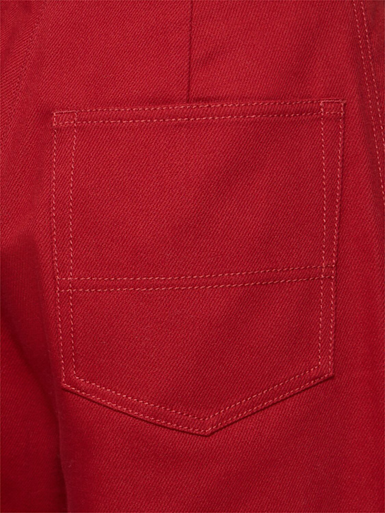 Max Mara Twill Wide-leg Casual Pants