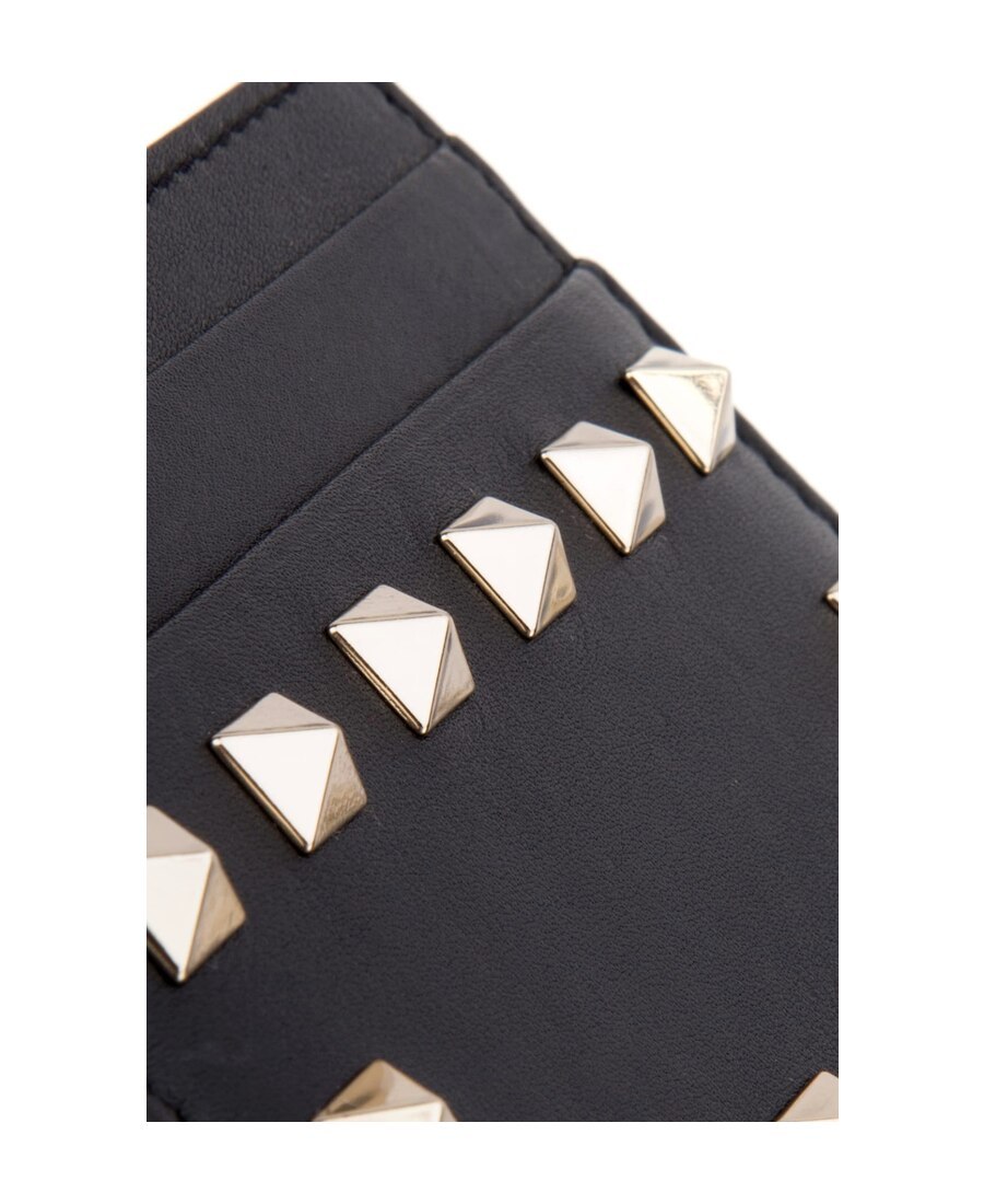 VALENTINO GARAVANI ROCKSTUD DETAIL CARDHOLDER 