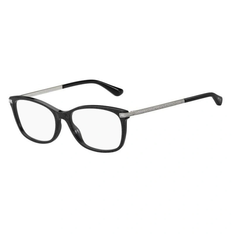 Jimmy Choo Eyewear Square Frame Glasses In Black