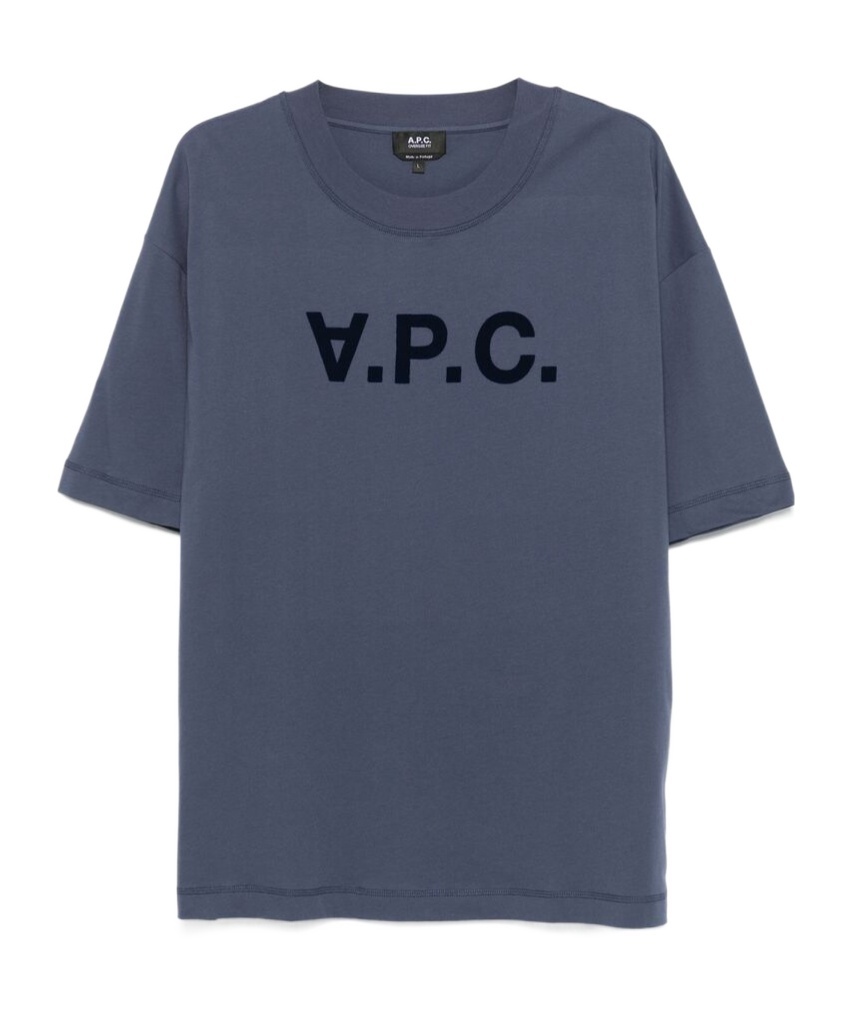 Apc Short-sleeved T-shirt In Blue