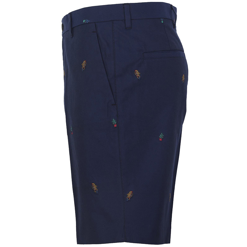 Kenzo Embroidered Shorts In Black