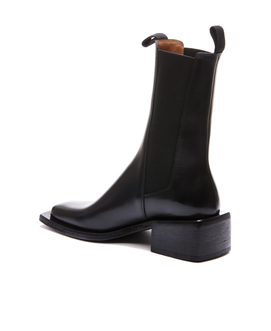 Shop Marsèll Pannello Square Toe Boots In Black