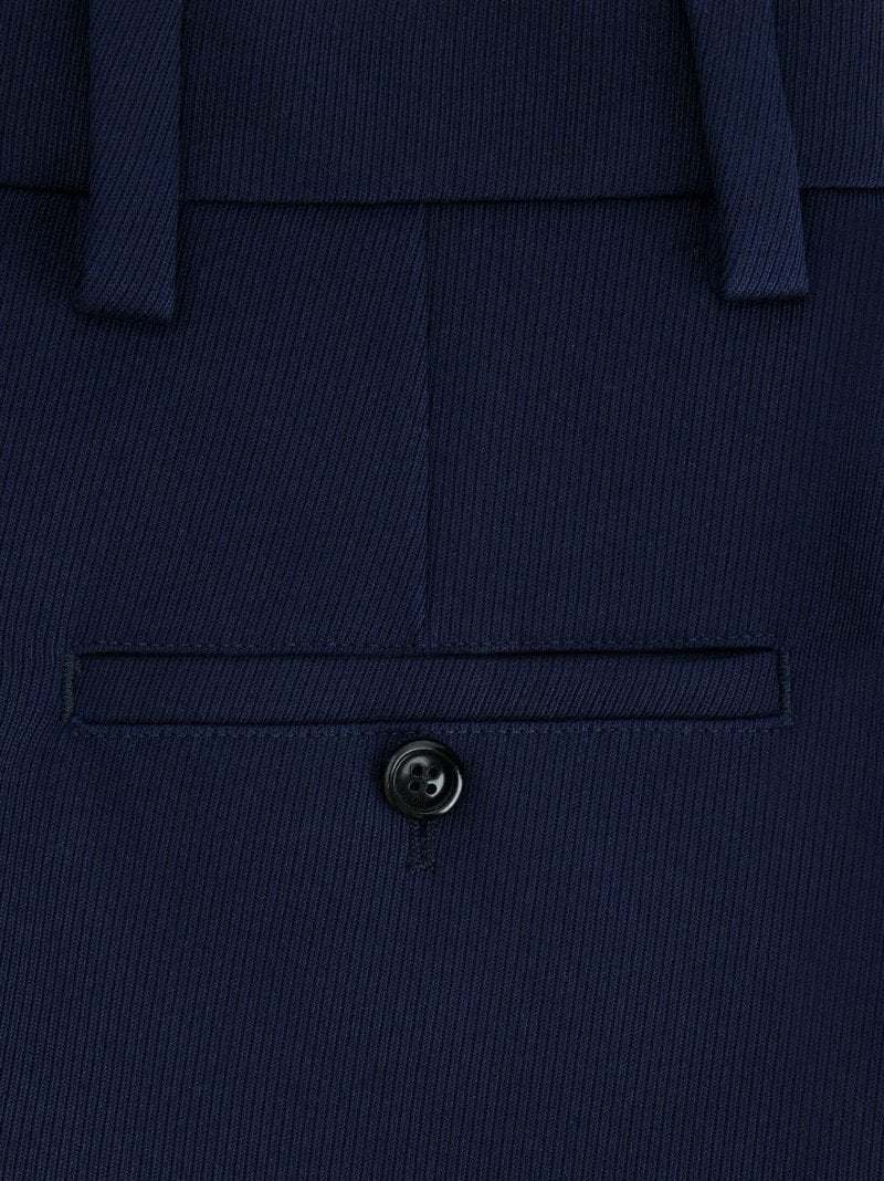 Ami Alexandre Mattiussi High-waisted Wool Trousers In Black