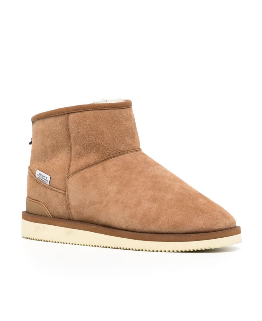 Suicoke Back Zip Boots In Nude