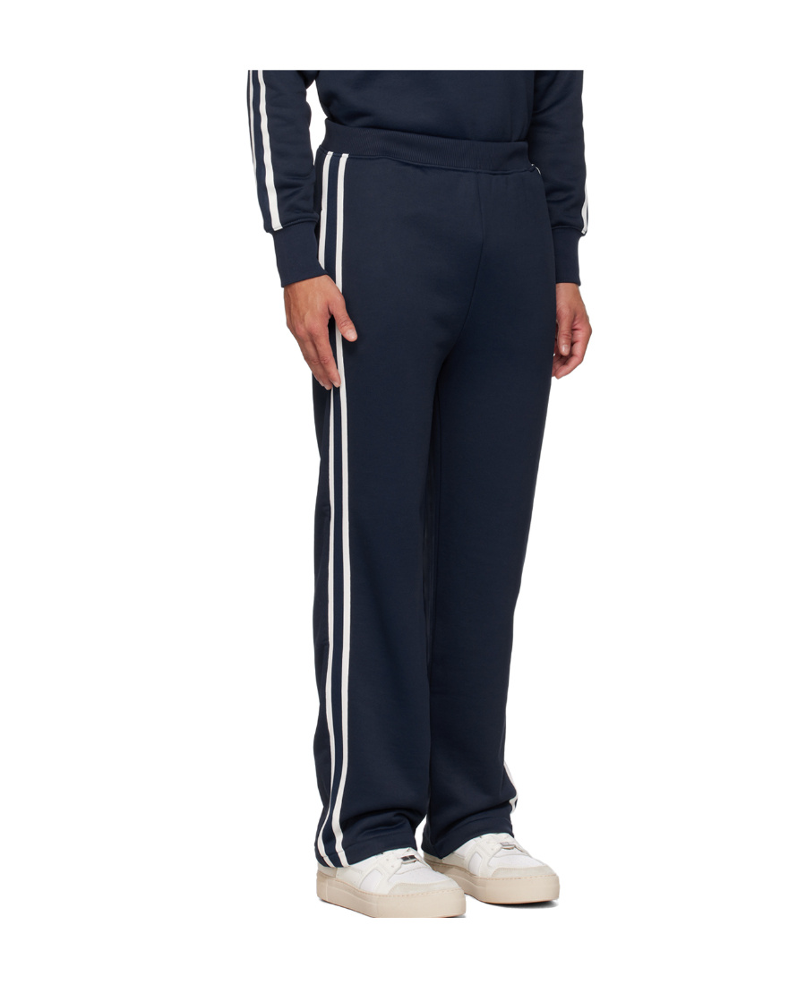 Ami Alexandre Mattiussi Side Stripe Logo Sweatpants In Black