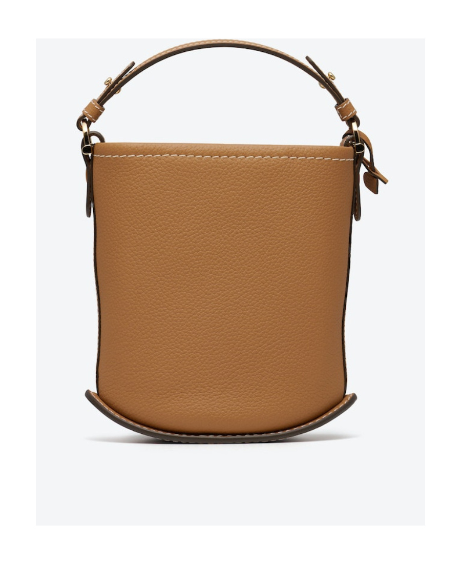 Delvaux Press The Button Handbag In Brown