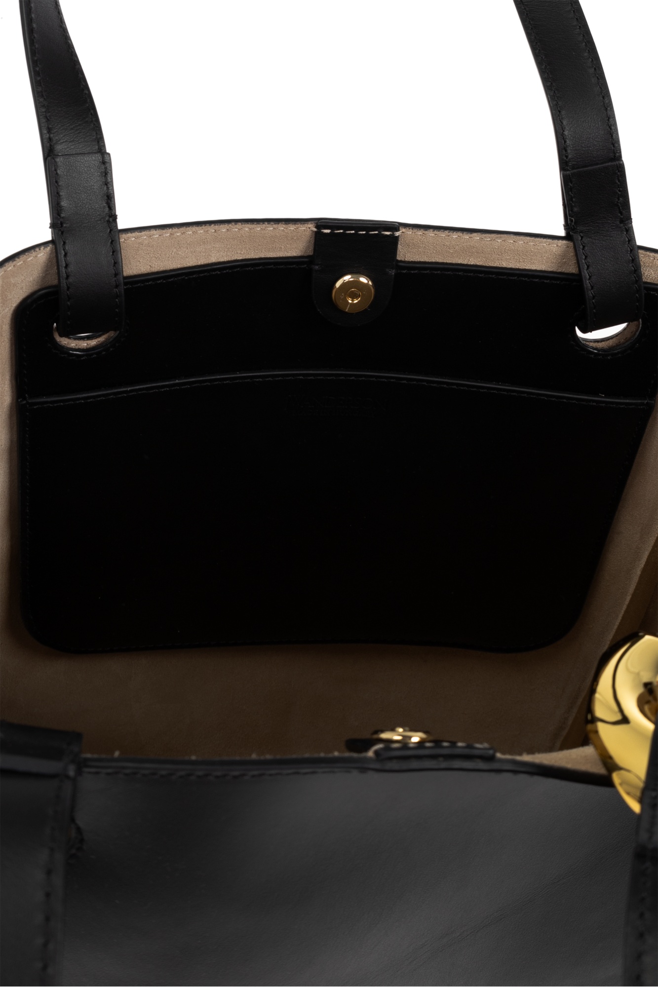 Jw Anderson J.w. Anderson Chain Shopper Bag In Black
