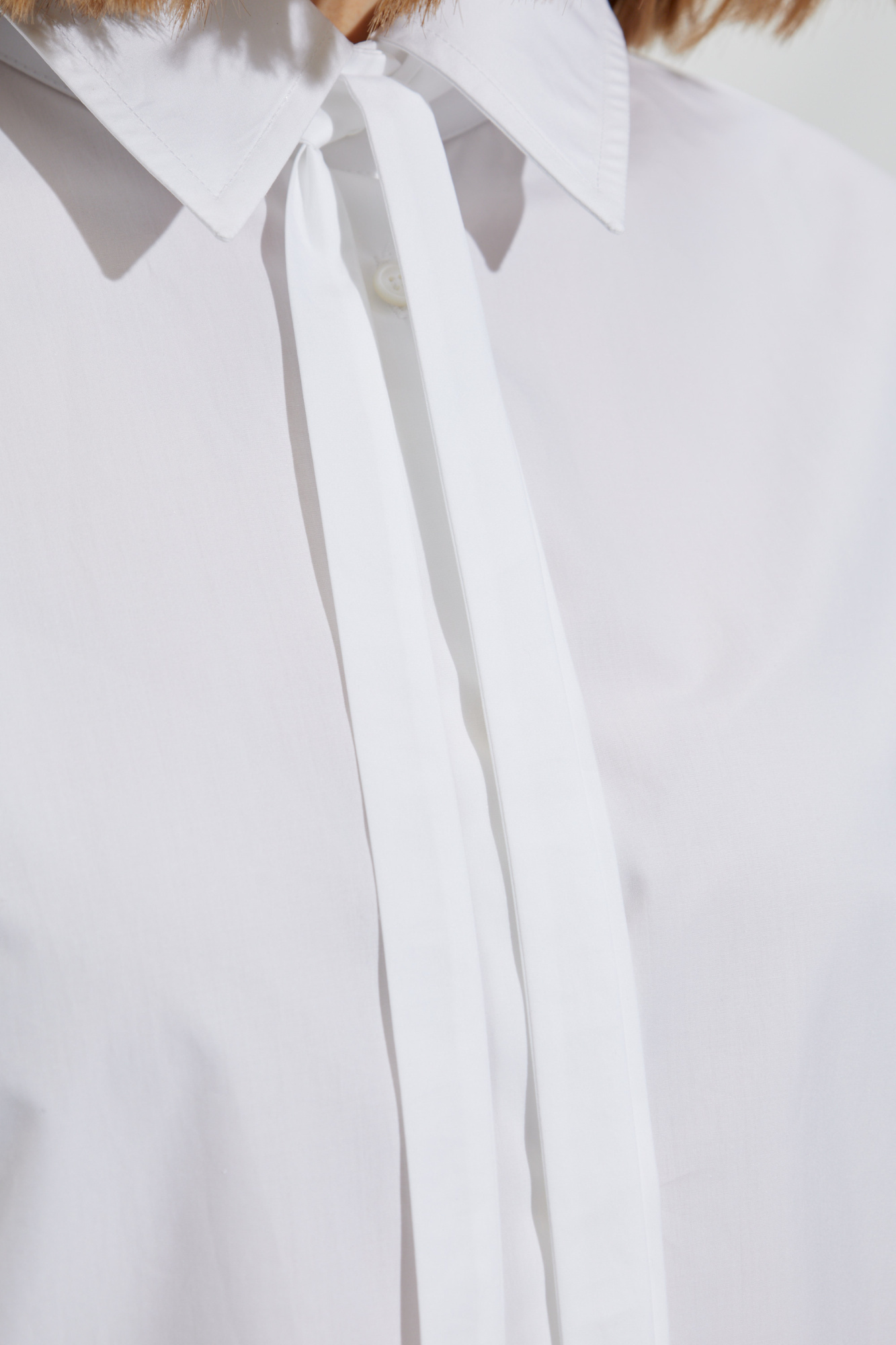 Fabiana Filippi Long-sleeved Shirt In White