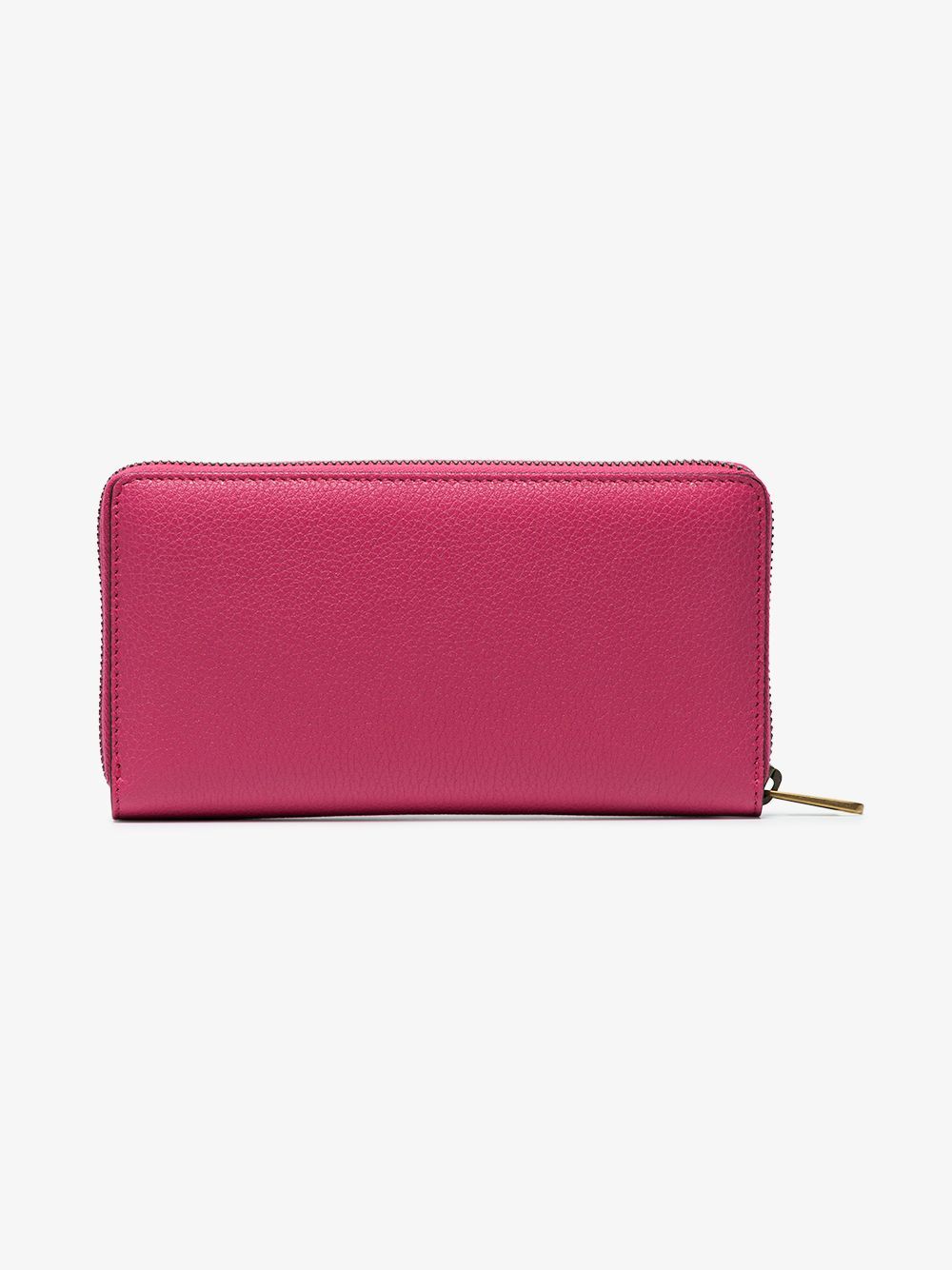 Gucci Logo Printed Zipper Wallet In Pink