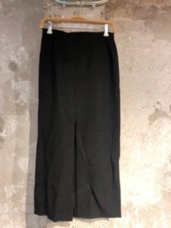 Isabel Marant Marine Serre Cady Front Slit Midi Skirt In Black