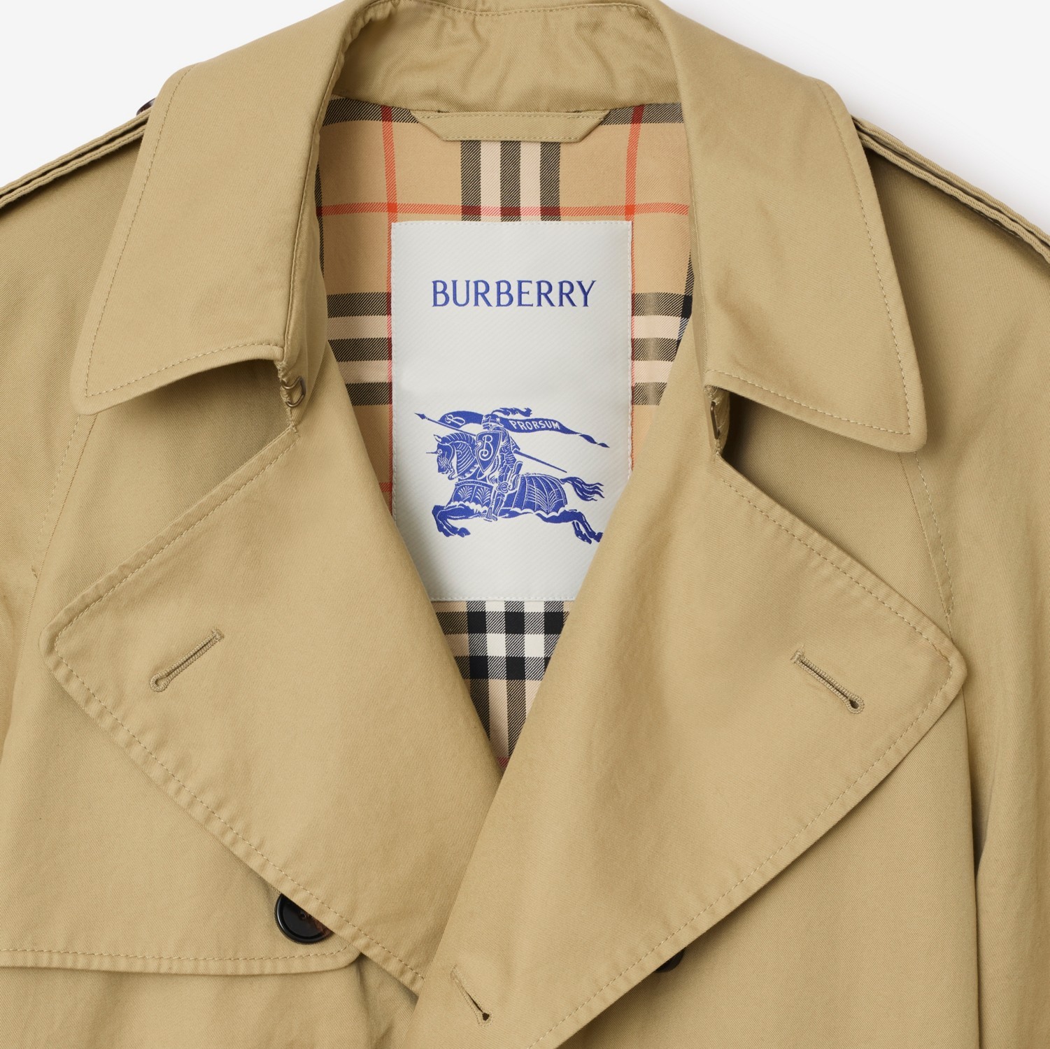 Burberry Mid-length Gabardine Trench Coat